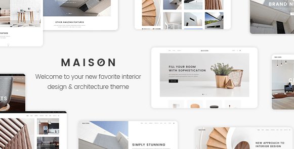 Maison - Modern WordPress Theme for Interior Designers and Architects 1 Maison - Modern WordPress Theme for Interior Designers and Architects