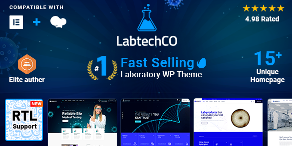 LabtechCO | Laboratory & Science Research WordPress Theme 1 LabtechCO | Laboratory & Science Research WordPress Theme