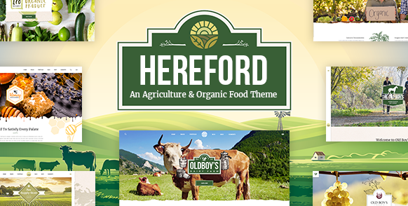 Hereford - Agriculture and Organic Food WordPress Theme 1 Hereford - Agriculture and Organic Food WordPress Theme