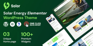 Solor - Solar Energy WordPress Theme