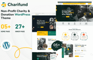 ChariFund - Charity & Donation Foundation WordPress Theme Multipurpose