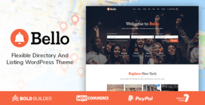 Bello - Directory & Listing WordPress Theme