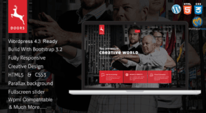 Doors - Parallax Responsive One Page wordpress theme