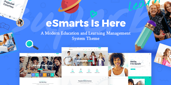eSmarts - Education & LMS WordPress Theme 1 eSmarts - Education & LMS WordPress Theme