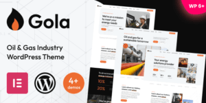 Gola - Oil & Gas Industry WordPress Theme