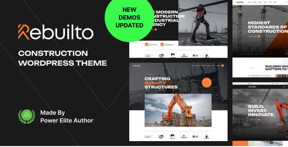 Rebuilto - Construction WordPress Theme 1 Rebuilto - Construction WordPress Theme