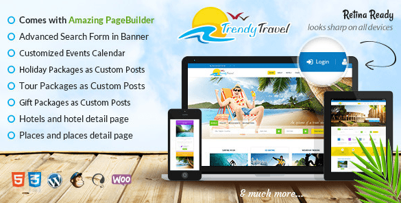 Trendy Travel WordPress 1 Trendy Travel WordPress