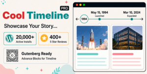 Cool Timeline Pro - Horizontal & Vertical Timeline Plugin For WordPress