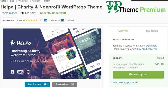 Helpo | Charity & Nonprofit WordPress Theme 2 Helpo | Charity & Nonprofit WordPress Theme - Image 2