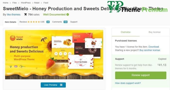 SweetMielo - Honey Production and Sweets Delicious WordPress Theme 2 SweetMielo - Honey Production and Sweets Delicious WordPress Theme - Image 2